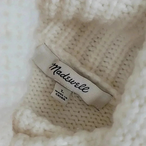 Madewell Sadler Turtleneck Sweater LARGE NH988 - Picture 14 of 14